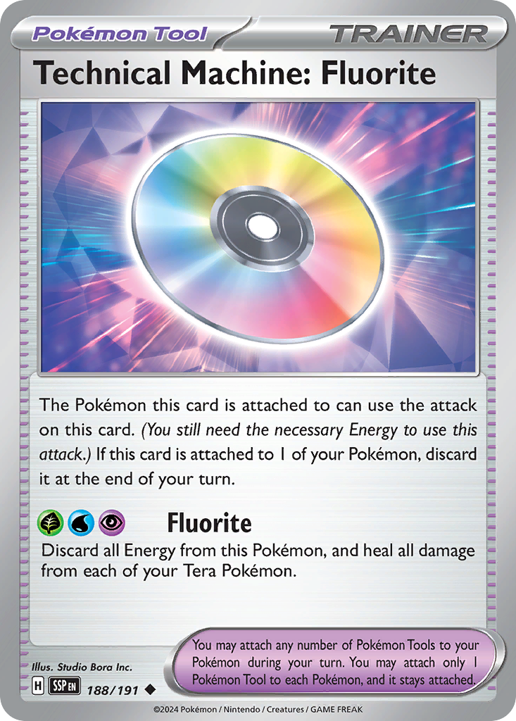 188/191 - Technical Machine: Fluorite - [Uncommon] - Reverse Holo