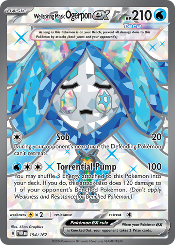 194/167 - Wellspring Mask Ogerpon ex - [Ultra Rare]