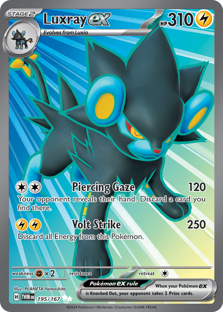 195/167 - Luxray ex - [Ultra Rare]