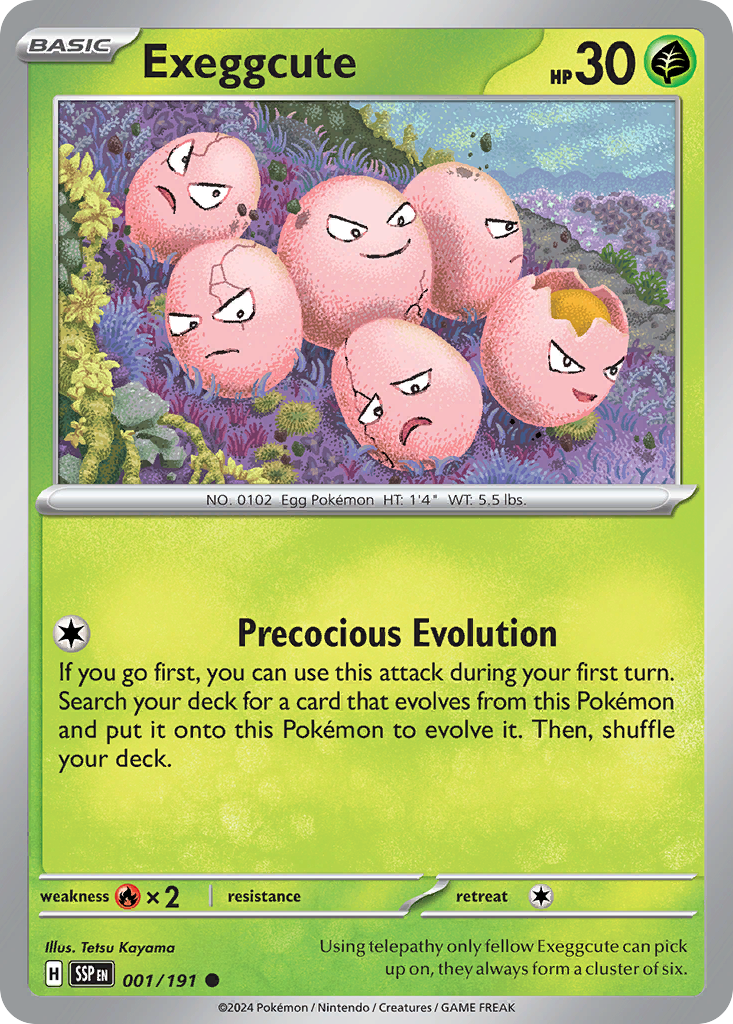 001/191 - Exeggcute - [Common]