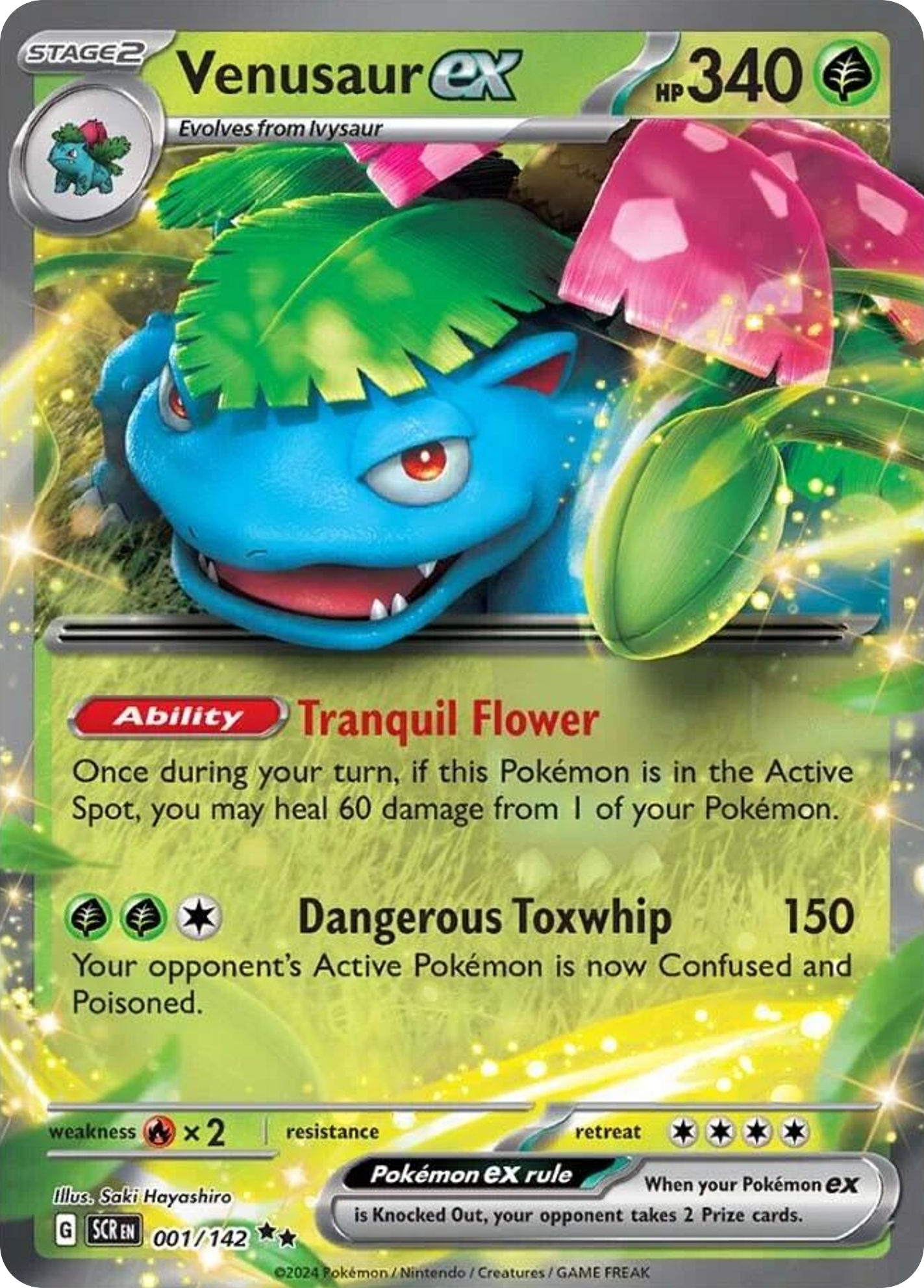 001/142 - Venusaur ex - [Double Rare]