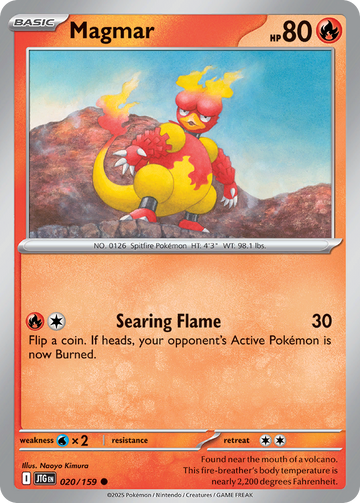 020/159 - Magmar - [Common] - Reverse Holo