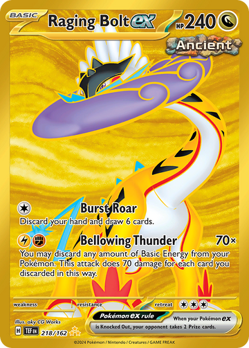 218/162 - Raging Bolt ex - [Hyper Rare]