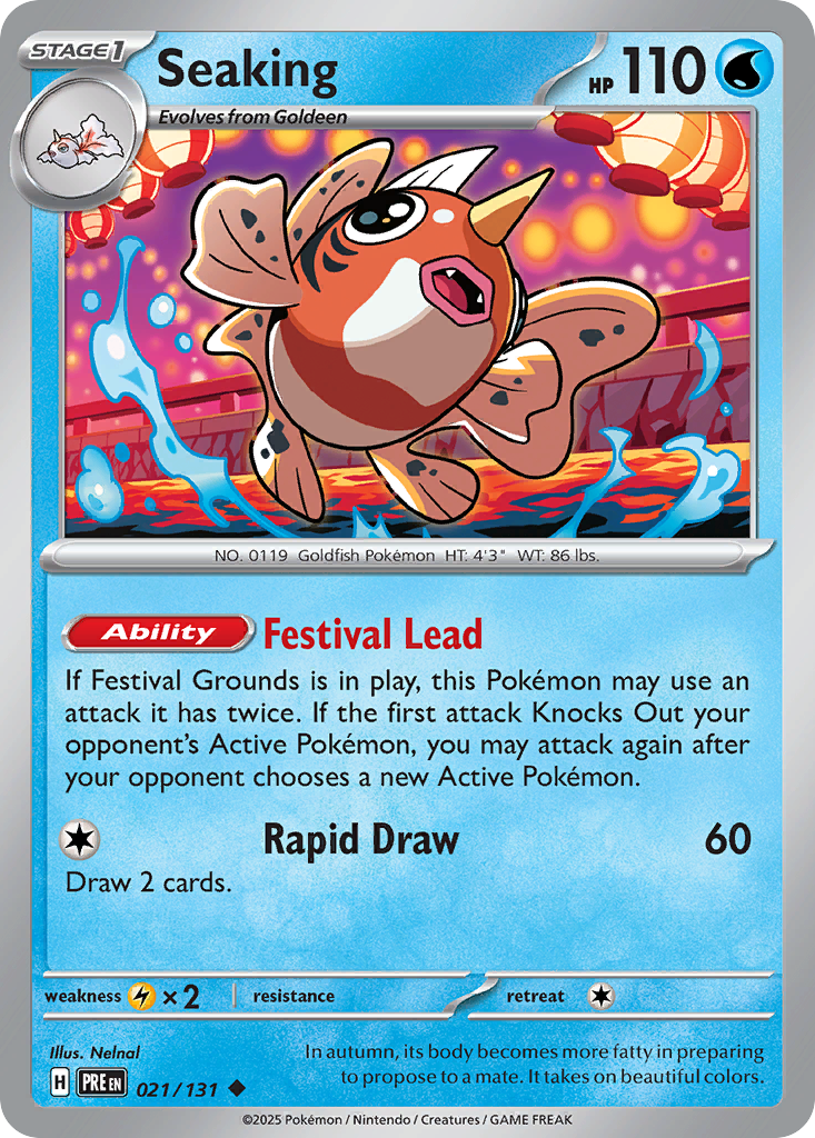 021/131 - Seaking - [Uncommon] - Reverse Holo