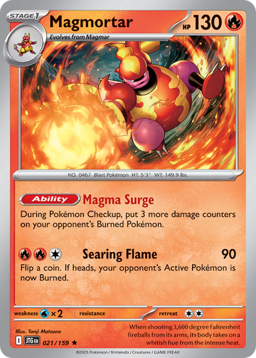 021/159 - Magmortar - [Rare] - Reverse Holo
