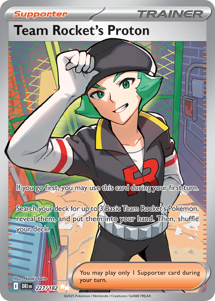 Losse Pokemonkaart 227/182 - Team Rocket's Proton - Destined Rivals - [Ultra Rare]