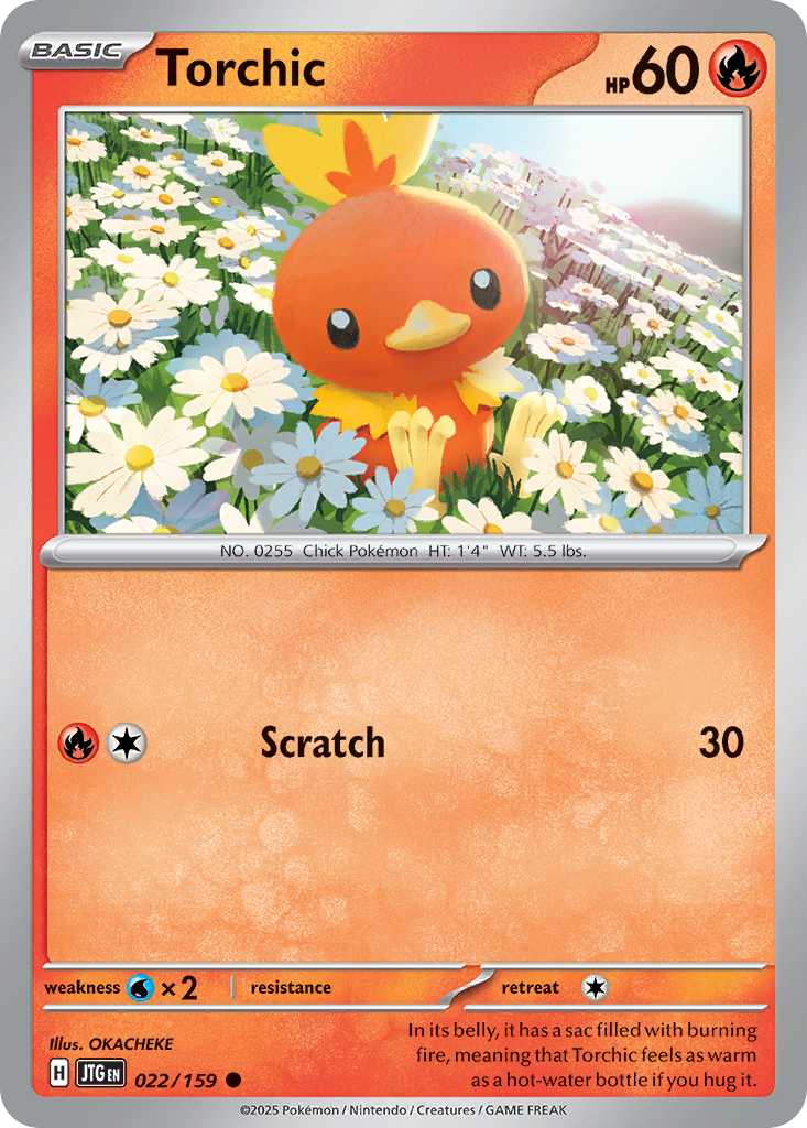 022/159 - Torchic - [Common] - Reverse Holo
