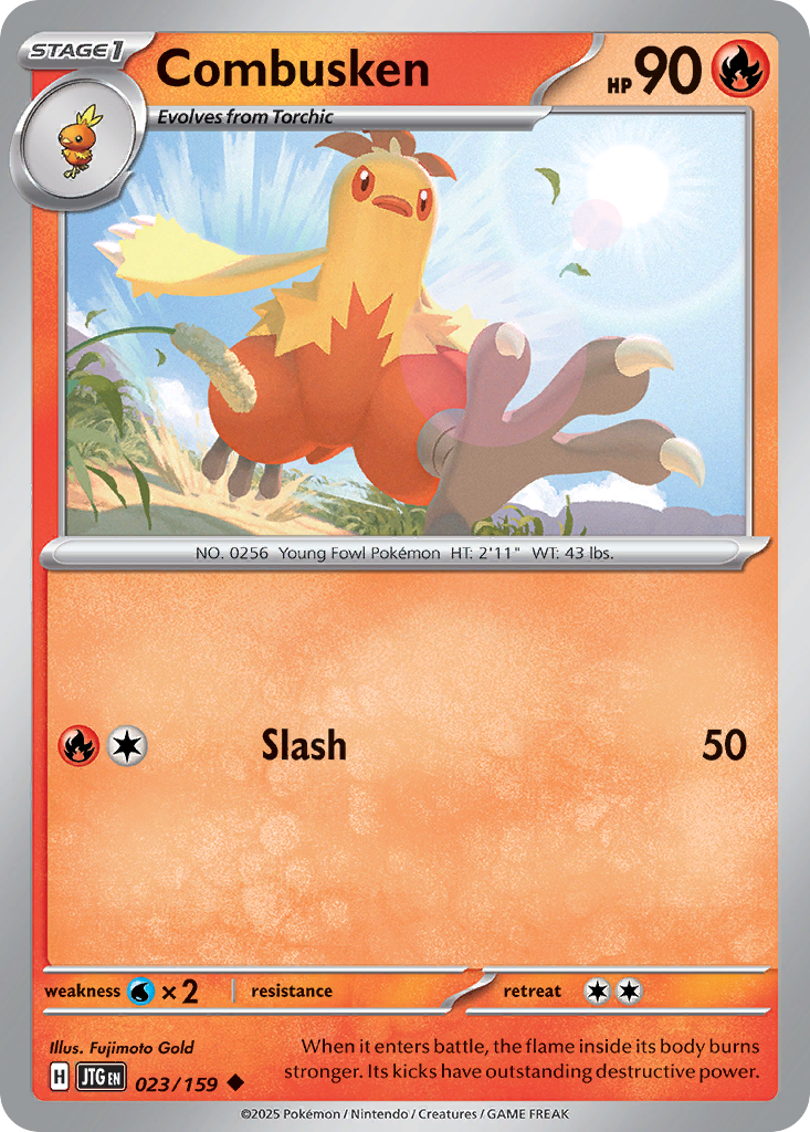 023/159 - Combusken - [Uncommon] - Reverse Holo
