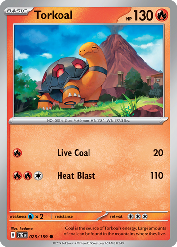 025/159 - Torkoal - [Common] - Reverse Holo