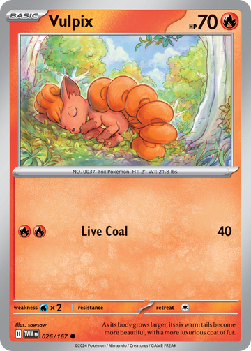 026/167 - Vulpix - [Common] - Reverse Holo