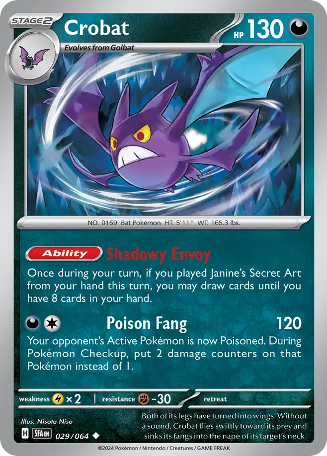 029/064 - Crobat - [Uncommon] - Reverse Holo