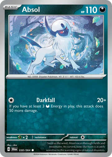 030/064 - Absol - [Common] - Reverse Holo