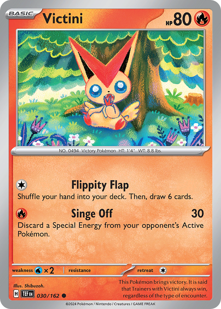 030/162 - Victini - [Common] - Reverse Holo