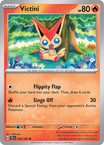 030/162 - Victini - [Common] - Reverse Holo