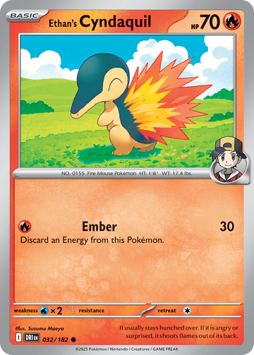 032/182 - Ethan's Cyndaquil - [Common]