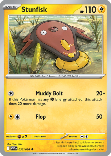 035/086 - Stunfisk - [Uncommon] - Poké Ball Reverse Holo