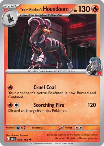 038/182 - Team Rocket's Houndoom - [Uncommon]