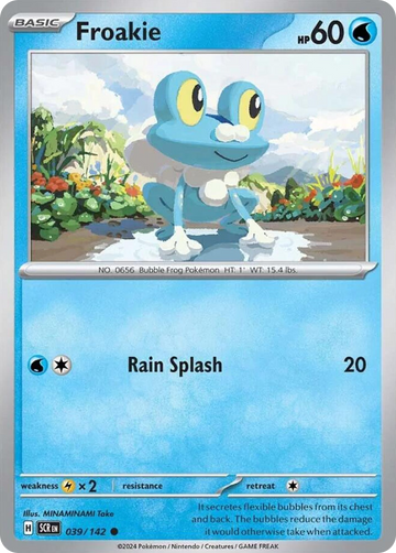 039/142 - Froakie - [Common] - Reverse Holo