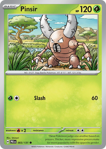 003/131 - Pinsir - [Common] - Reverse Holo
