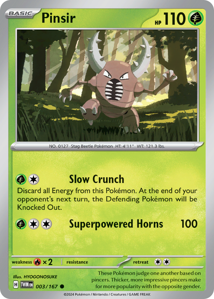 003/167 - Pinsir - [Common] - Reverse Holo