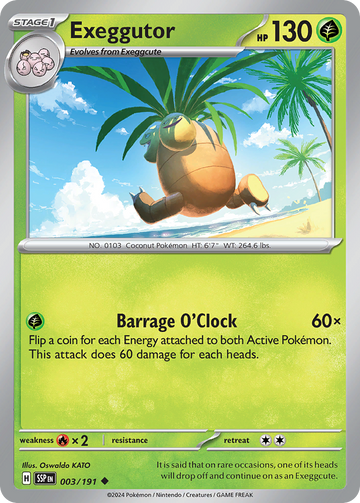 003/191 - Exeggutor - [Uncommon]