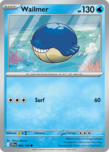 040/159 - Wailmer - [Common] - Reverse Holo