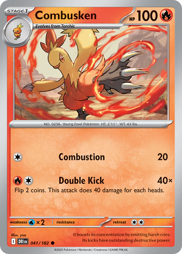 041/182 - Combusken - [Common] - Reverse Holo