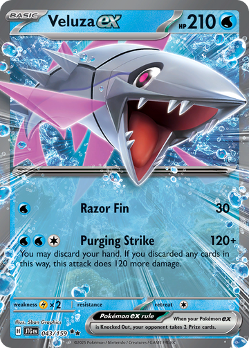 043/159 - Veluza ex - [Double Rare]