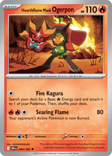 044/182 - Hearthflame Mask Ogerpon - [Uncommon]