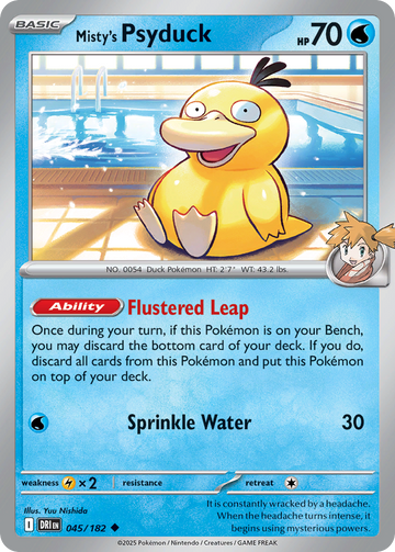 045/182 - Misty's Psyduck - [Uncommon]