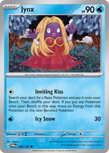 046/167 - Jynx - [Common] - Reverse Holo