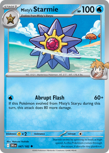 047/182 - Misty's Starmie - [Uncommon]
