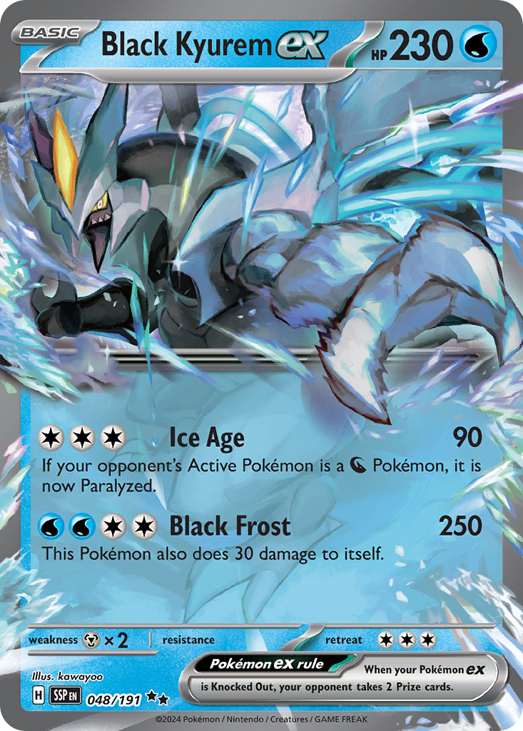 048/191 - Black Kyurem ex - [Double Rare]