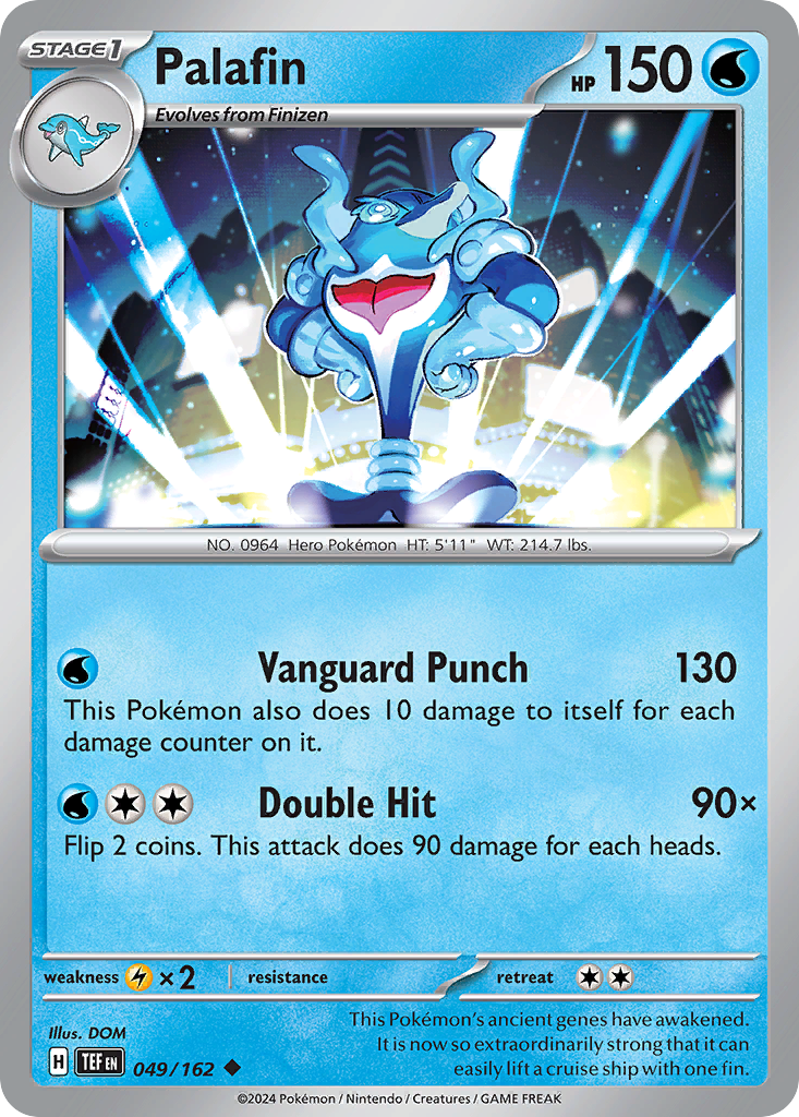 049/162 - Palafin - [Uncommon] - Reverse Holo