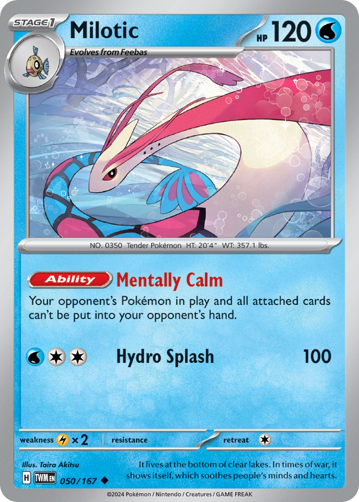 050/167 - Milotic - [Uncommon] - Reverse Holo