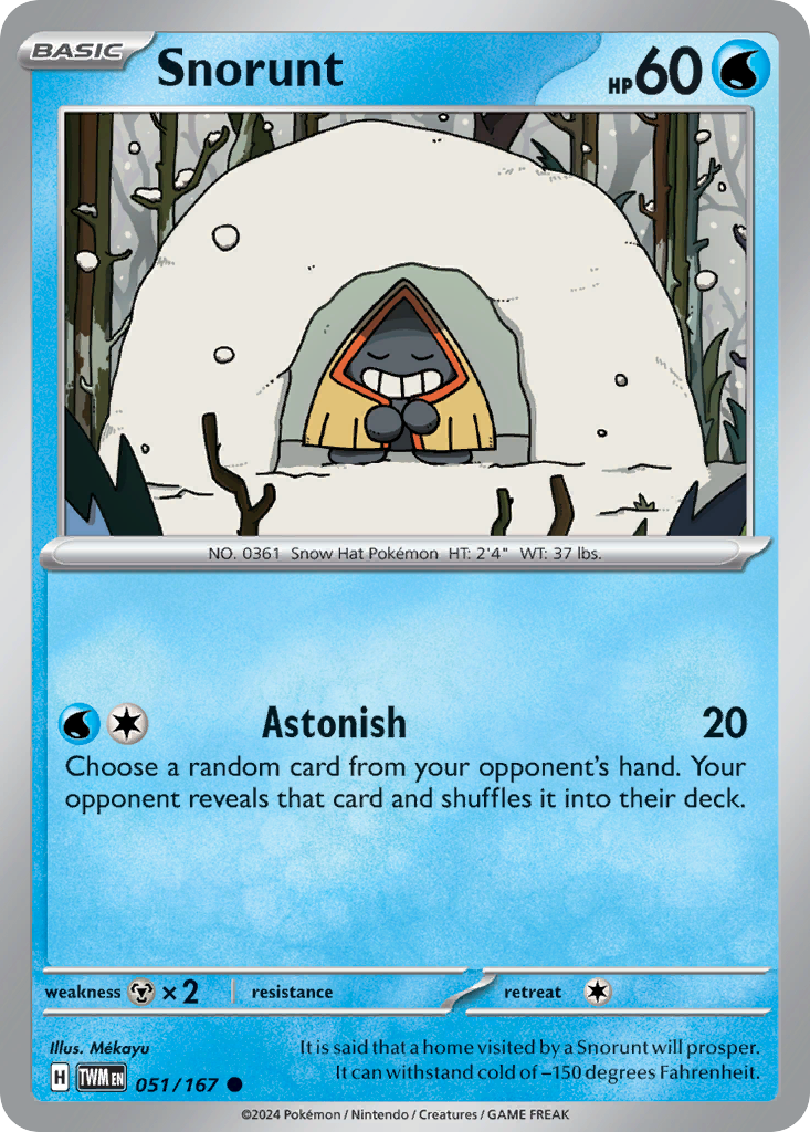 051/167 - Snorunt - [Common] - Reverse Holo