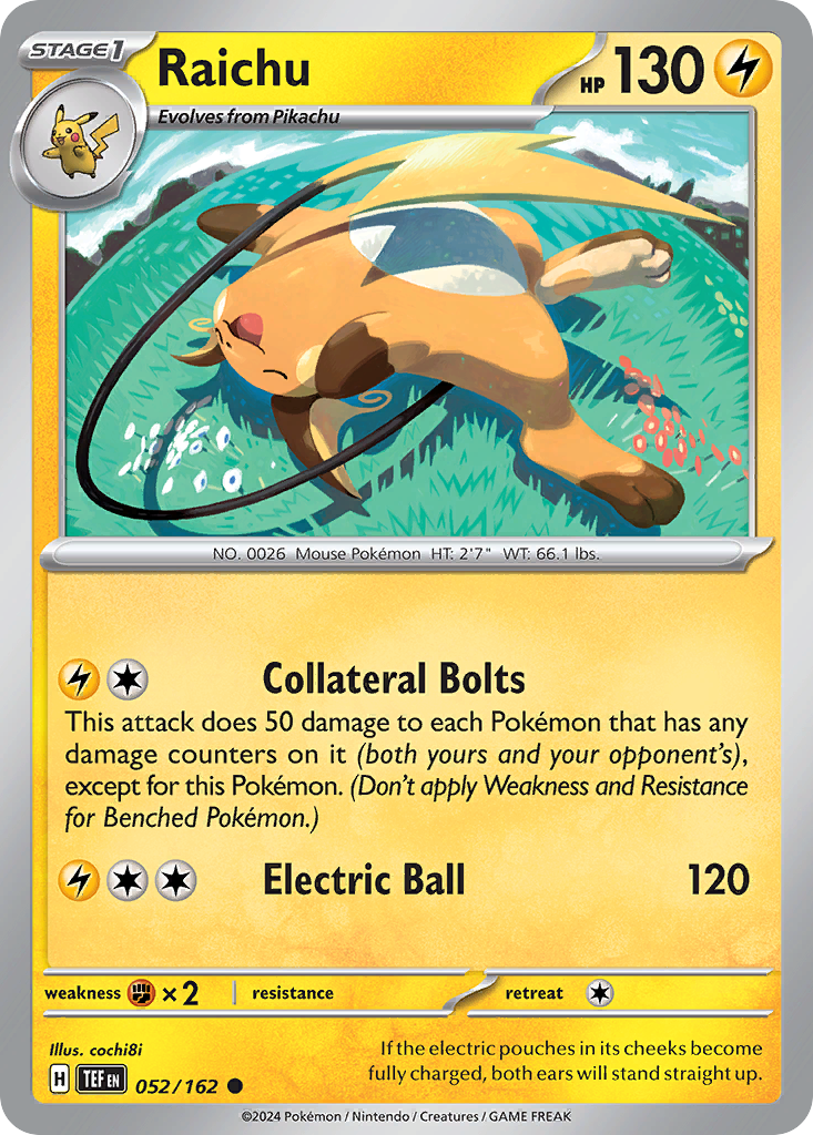 052/162 - Raichu - [Common] - Reverse Holo