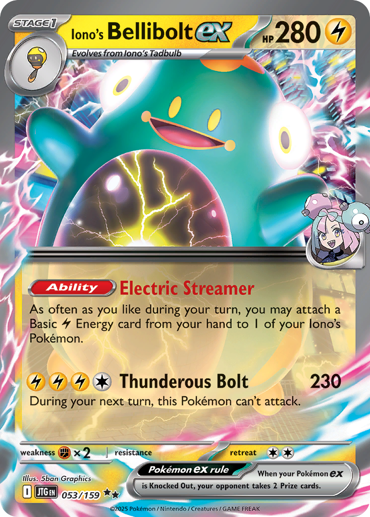 053/159 - Iono's Bellibolt ex - [Double Rare]