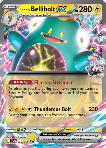 053/159 - Iono's Bellibolt ex - [Double Rare]