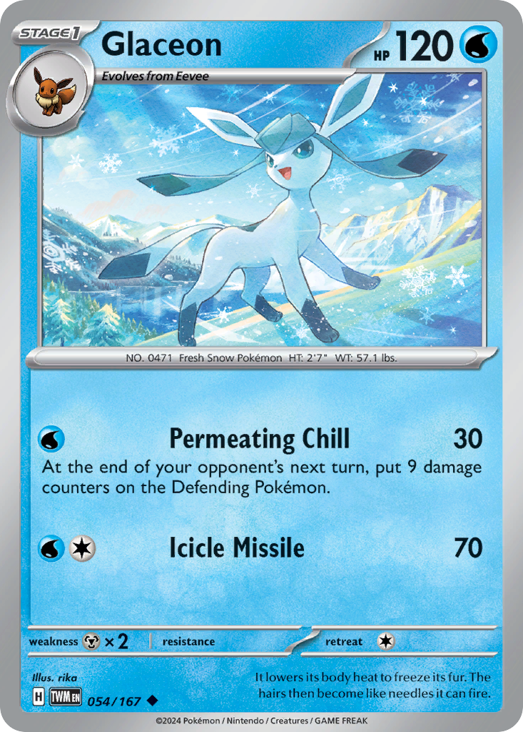 054/167 - Glaceon - [Uncommon]