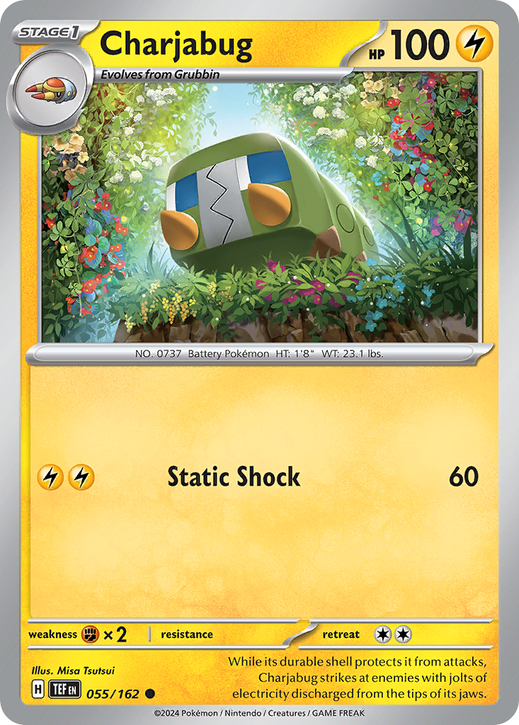 055/162 - Charjabug - [Common] - Reverse Holo