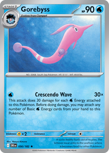 056/182 - Gorebyss - [Rare] - Reverse Holo