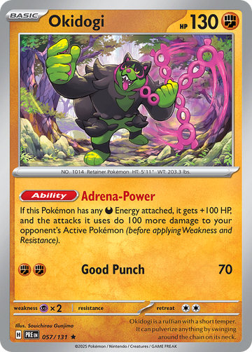 057/131 - Okidogi - [Rare] - Poké Ball Holo