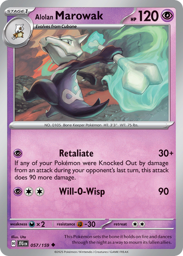 057/159 - Alolan Marowak - [Uncommon]