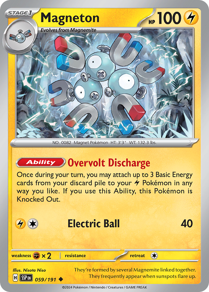 059/191 - Magneton - [Uncommon] - Reverse Holo