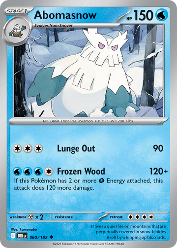 060/182 - Abomasnow - [Uncommon]