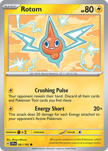 061/191 - Rotom - [Common] - Reverse Holo