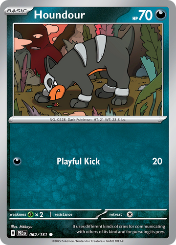 062/131 - Houndour - [Common] - Master Ball Holo