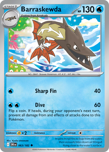 063/182 - Barraskewda - [Uncommon]