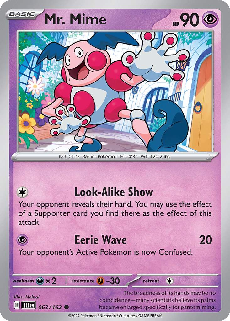 063/162 - Mr. Mime - [Common] - Reverse Holo